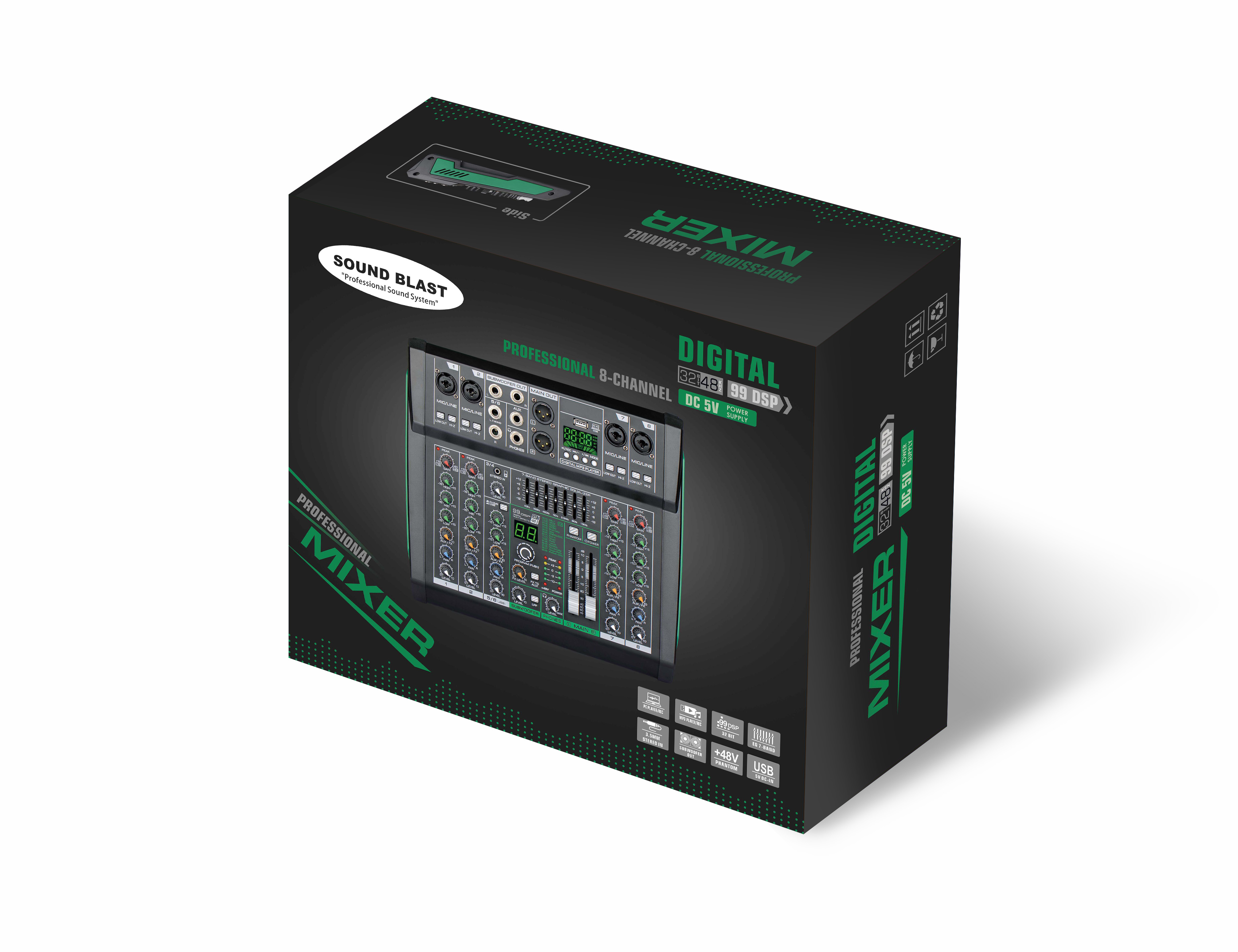 SOUND BLAST MIXER --- (5) PROFESSIONAL FACTORY